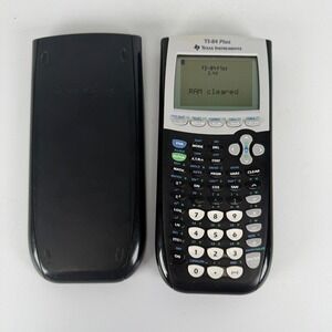 TI-84‎ Plus Graphing Calculator Texas Instruments w/ Cover - TESTED